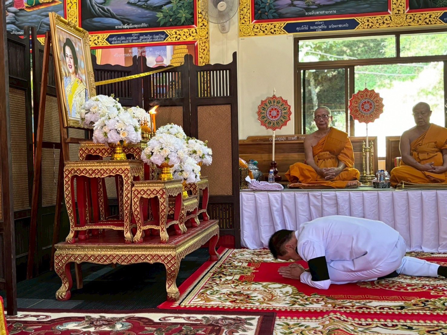 พช.สะเมิง ร่วมพิธีบำเพ็ญกุศลสัตตมวาร 7 วัน เพื่ออุทิศถวายเป็นพระราชกุศลแด่สมเด็จพระนางเจ้าสิริกิติพระบรมราชินีนาถ พระบรมราชชนนี่พันปีหลวง