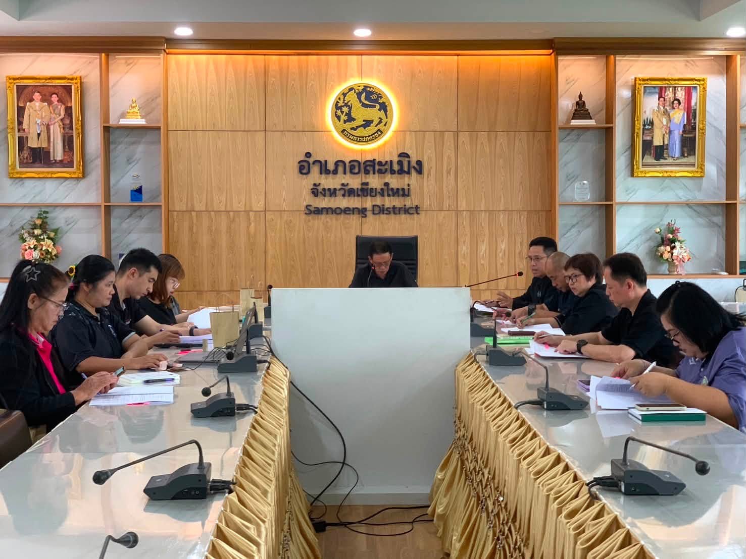 พช.สะเมิง ดำเนินการจัดประชุมคณะอนุกรรมการกลั่นกรองและติดตามการดำเนินงานกองทุนพัฒนาบทบาทสตรีอำเภอสะเมิง ครั้งที่ 5/2569